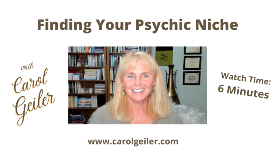 Finding Your Psychic Niche!